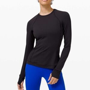Lululemon Runderful Long Sleeve Black Size 8 Rulu